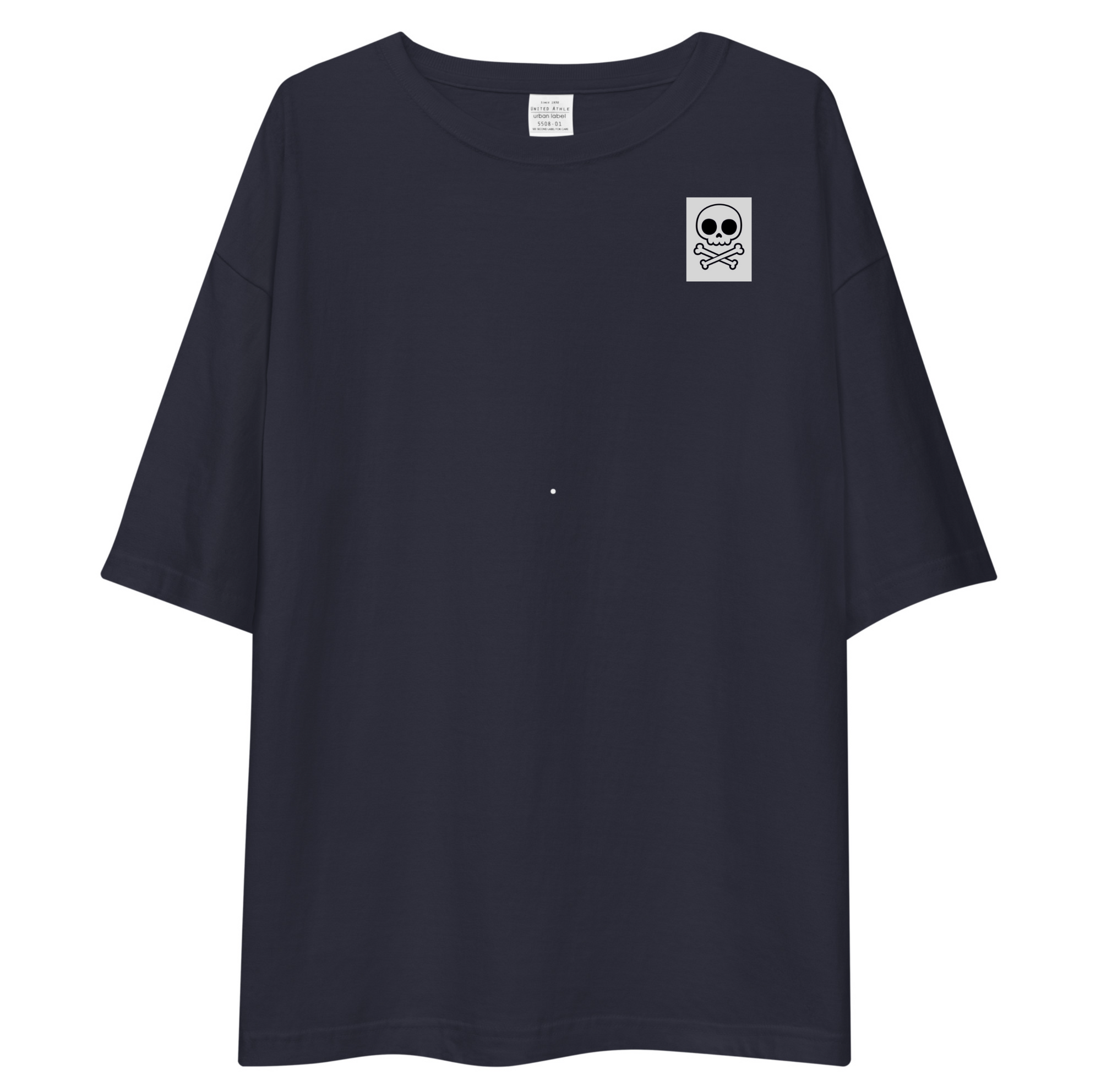 Skull Design Oversized T-Shirt