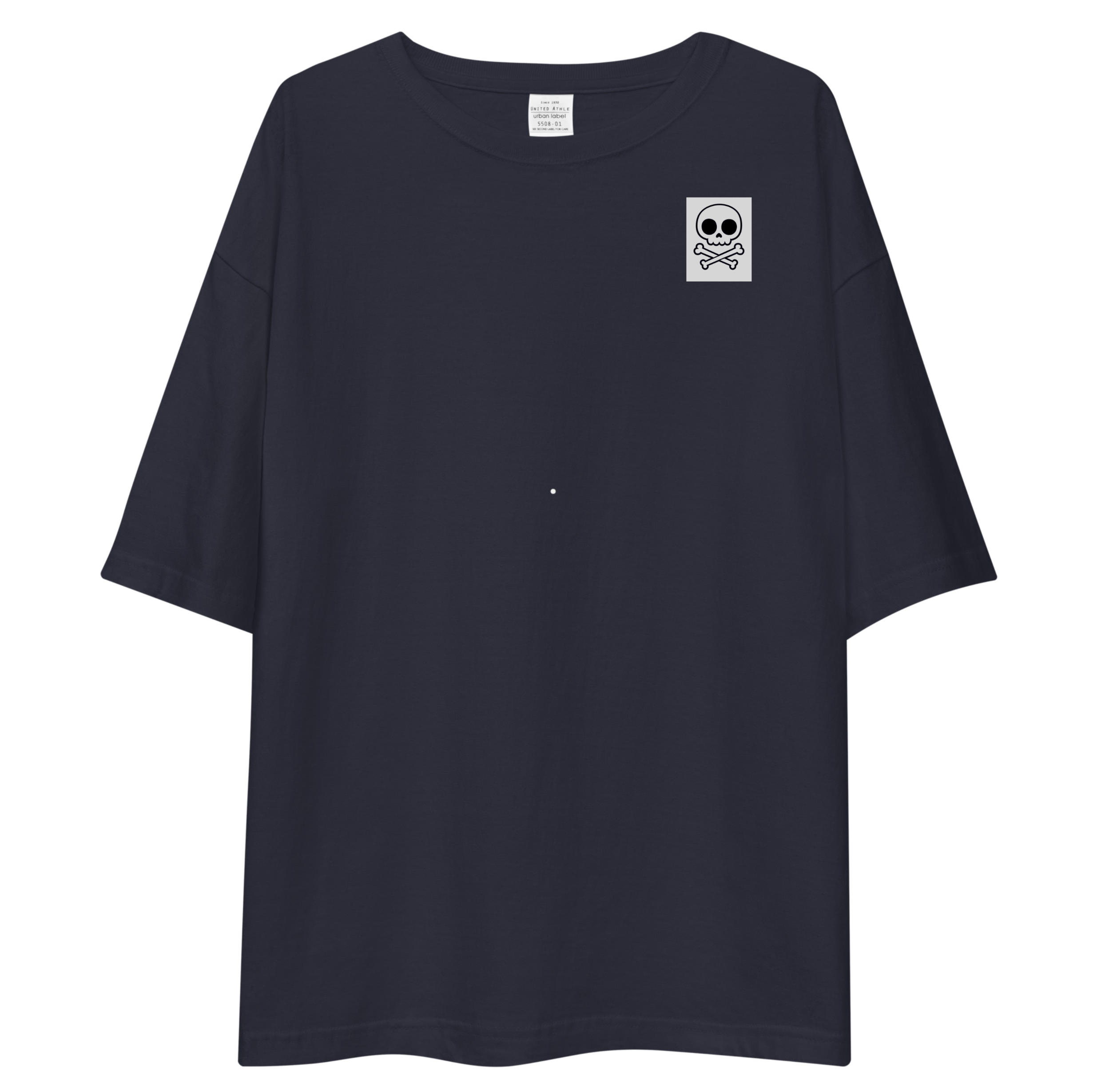 Skull Design Oversized T-Shirt