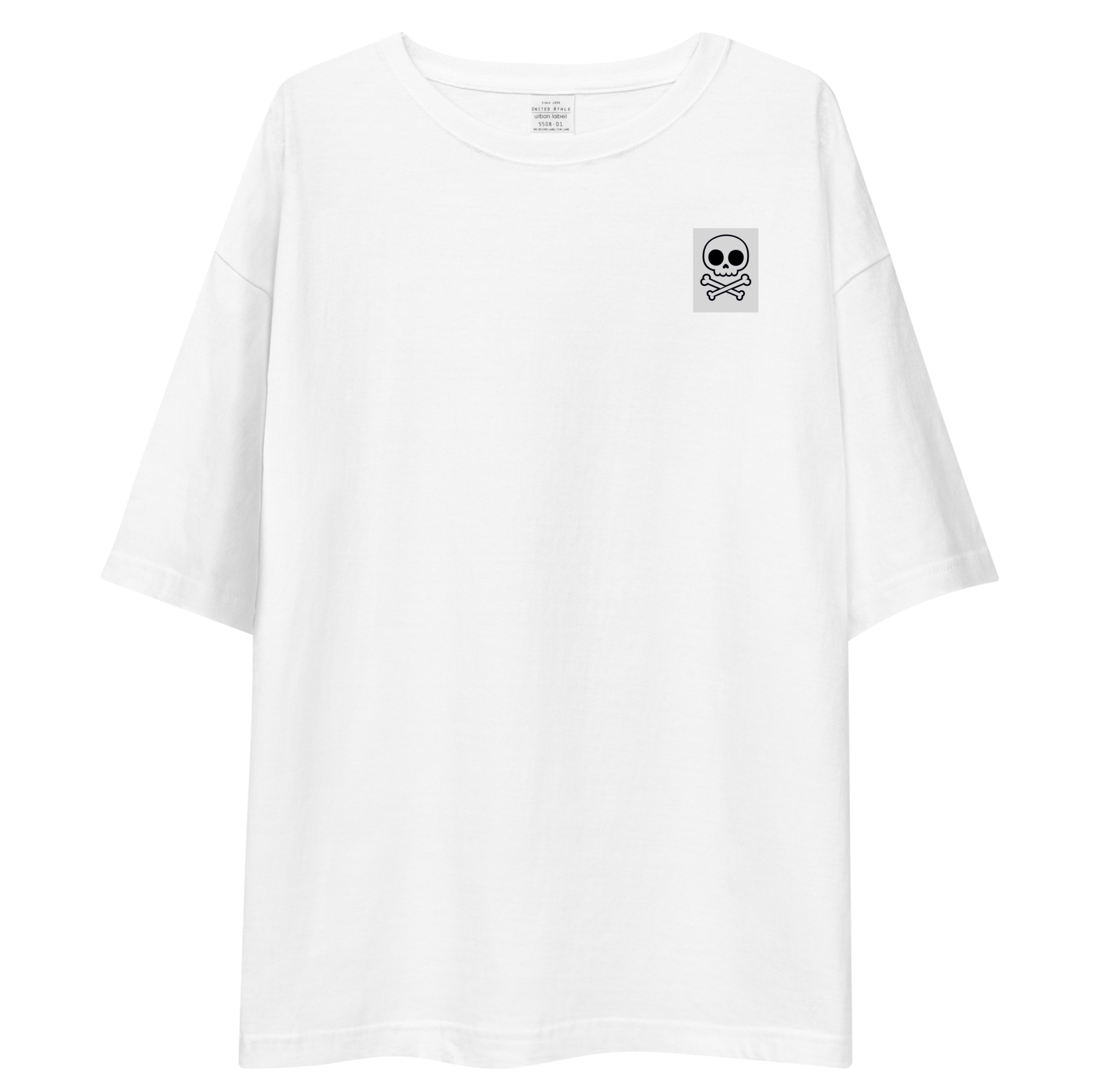 Skull Design Oversized T-Shirt
