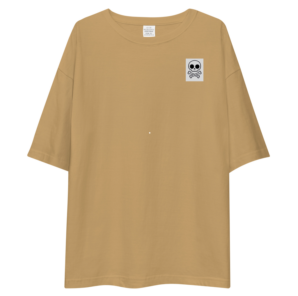 Skull Design Oversized T-Shirt