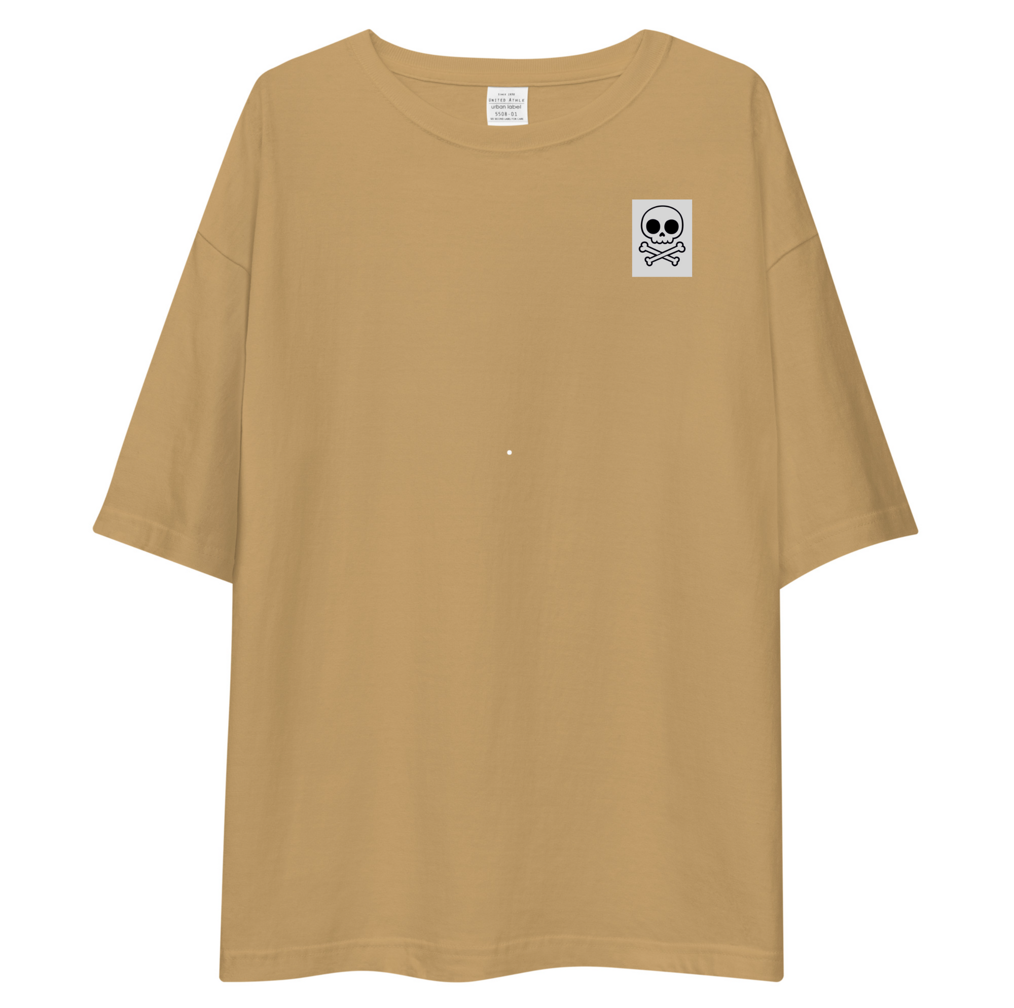 Skull Design Oversized T-Shirt