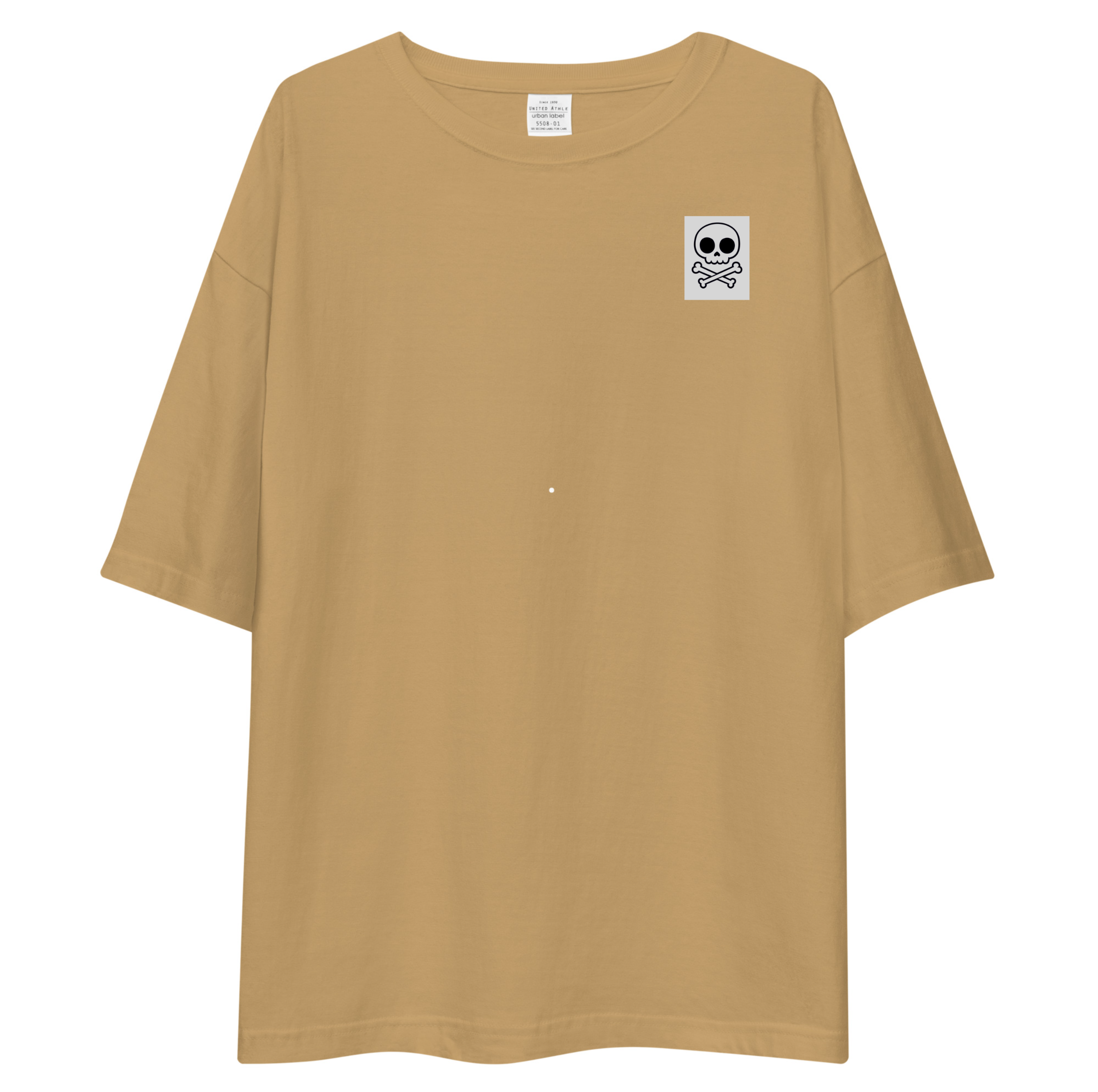 Skull Design Oversized T-Shirt